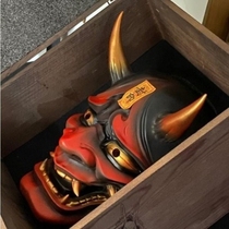 Japanese-style Prajna mask Yasha Banno cosplay ornaments white ghost Noh drama performance props devil antique pendant