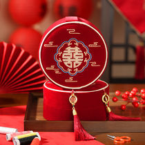 Wedding sewing box embroidery sewing box red wedding bride dowry set dowry full set complete set of needles