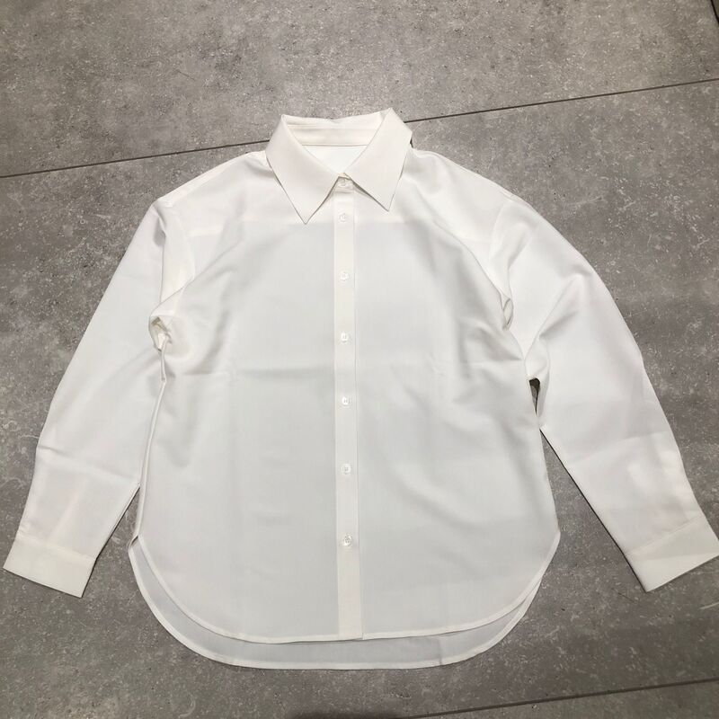 Xilaijia's Homemade Non-Ironing Loose-Fitting Professional Workwear Drop-Shoulder Shirt for Spring, Autumn, and Winter