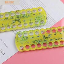 Cross stitch thread board colorful acrylic threading thread management board thickened embroidery thread winding board two packs of thread wrapping with numbers