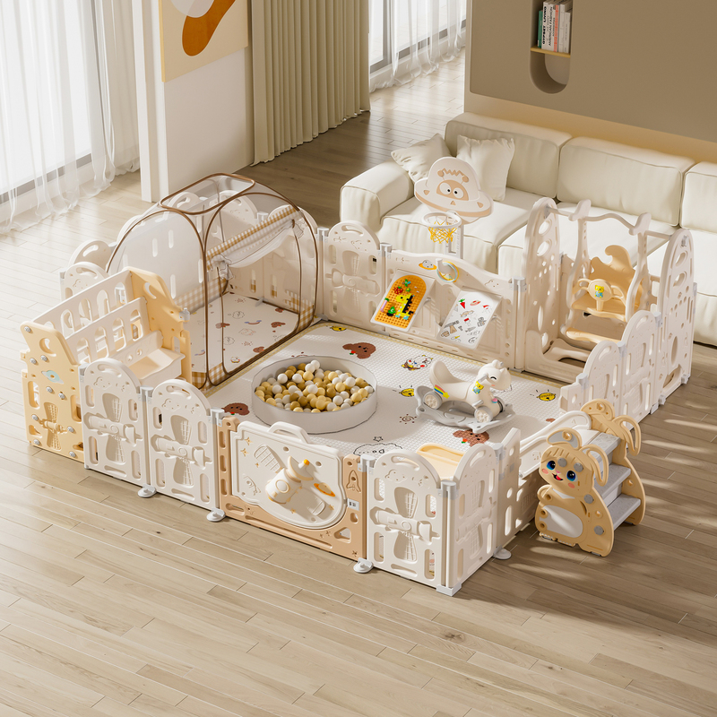 Children's Home Playpen, Living Room Play Fence, Baby Indoor Safety Barrier, Infant Safety Crawling Mat, Protective Fence
