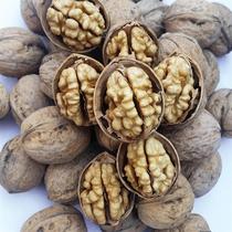 Three-leaf fruit paper-skinned walnuts 1000 bulk 185 hand-peeled Aksu large-core thin-skinned peach Xinjiang raw walnut nuts