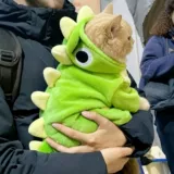 Фланелевый удерживающий тепло динозавр, домашний питомец, кот, увеличенная толщина