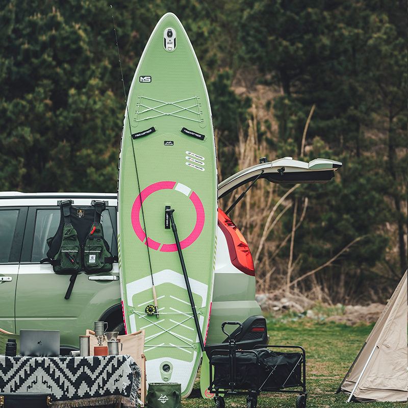 MS インフレータブルパドルボード ウォータースケートボード SUP 大人用パドルボード フィッシングクルーズボード パドルボードボート ダブルサーフボード