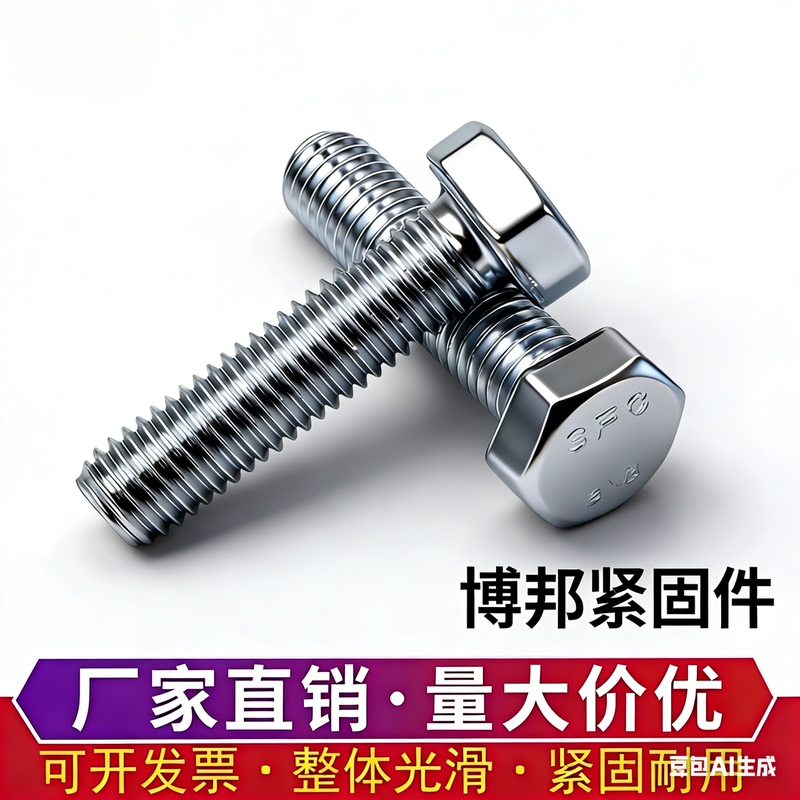 Galvanized External Hexagonal Screws and Bolts, Grade 4.8 Galvanized External Hexagonal Screws, Gb30 Screws and Bolts Specifications