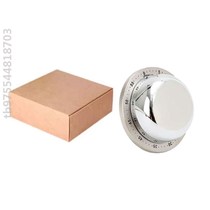 Time learning kitchen timer baking reminder flying saucer stainless steel magnetic timer alarm clock mechanical management