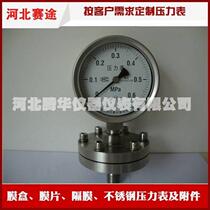 Diaphragm pressure gauge pressure gauge diaphragm pressure gauge 100 radial all steel pressure gauge