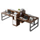 Computer desktop small apartment home bookcase office desk integrated simple workbench student writing desk