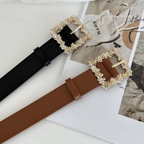 Japan FC fashion womens belt new style rhinestone with decorative jeans skirt shirt high-end fashion