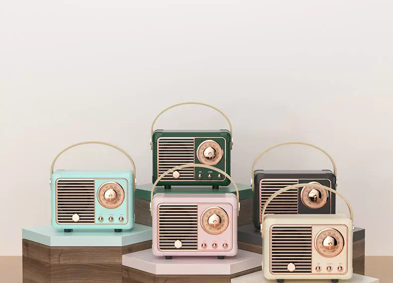 loa bluetooth oppo Retro Loa Bluetooth Loa Siêu Trầm Mini Nhỏ Loa Không Dây Chất Lượng Cao Siêu Nặng Cấp Thấp Nhà Di Động Loại loa jbl charge 6