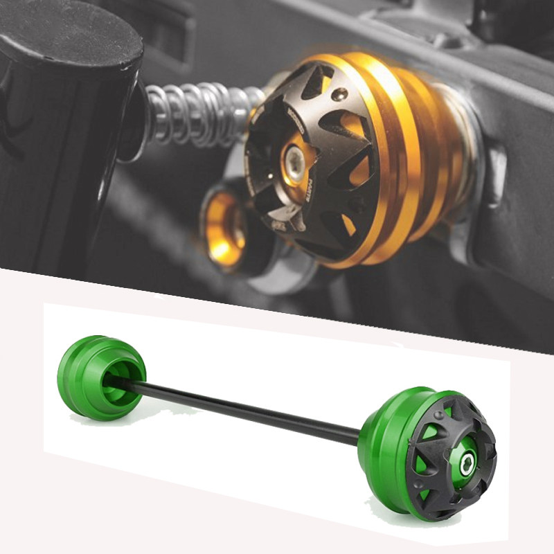 Applicable Kawasaki Ninja650 Ninja1000 SX modified front wheel anti-fall ball front axle damper anti-fall ball