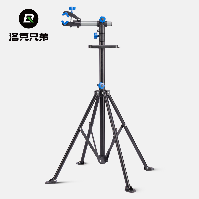 Lok Brothers Bike Tune Frame Road Mountain Bike Repair Rack Repair Show Shelf Telescopic Folding Stop Frame-Taobao