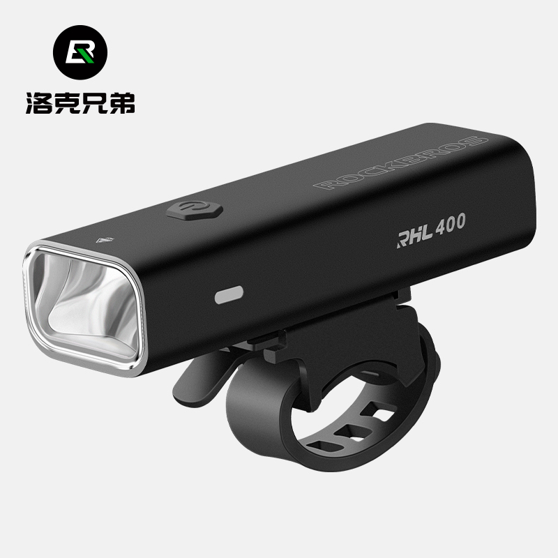 Rock Brothers Bicycle Light Headlight Strong Light Flashlight Night Riding USB Charging Mountain Road Bike Riding Equipment