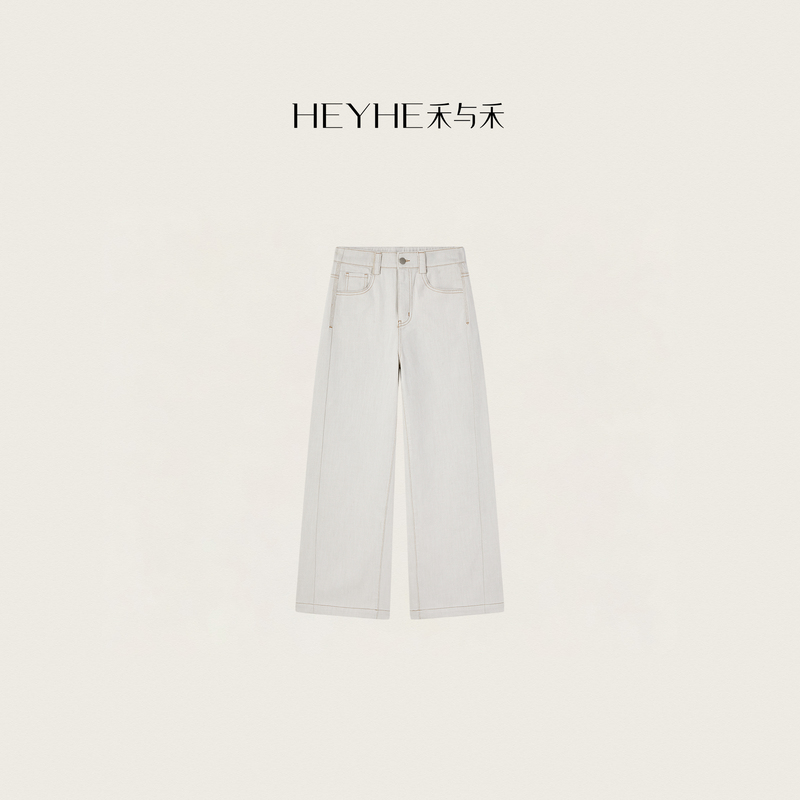 Xiaohe [Straight Leg Jeans] Lyocell Comfortable, Cool-Feeling, Moisture-Wicking, and Shape-Retaining Straight-Leg Jeans