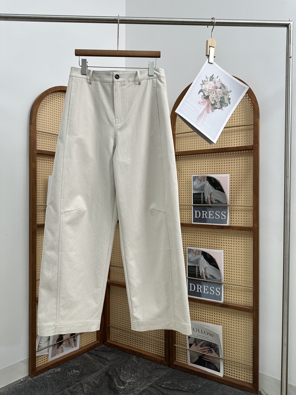 6440Y Commuter Beige High-Waisted Straight Wide-Leg Pants Summer Thin Style 26 New Model Hip Circumference Size 4 101 6440Y Commuter Beige High-Waisted Straight Wide-Leg Pants Summer Thin Style 26 New Model Hip Circumference Size 4 101