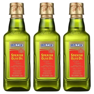 贝蒂斯特级初榨橄榄油250ml*3瓶
