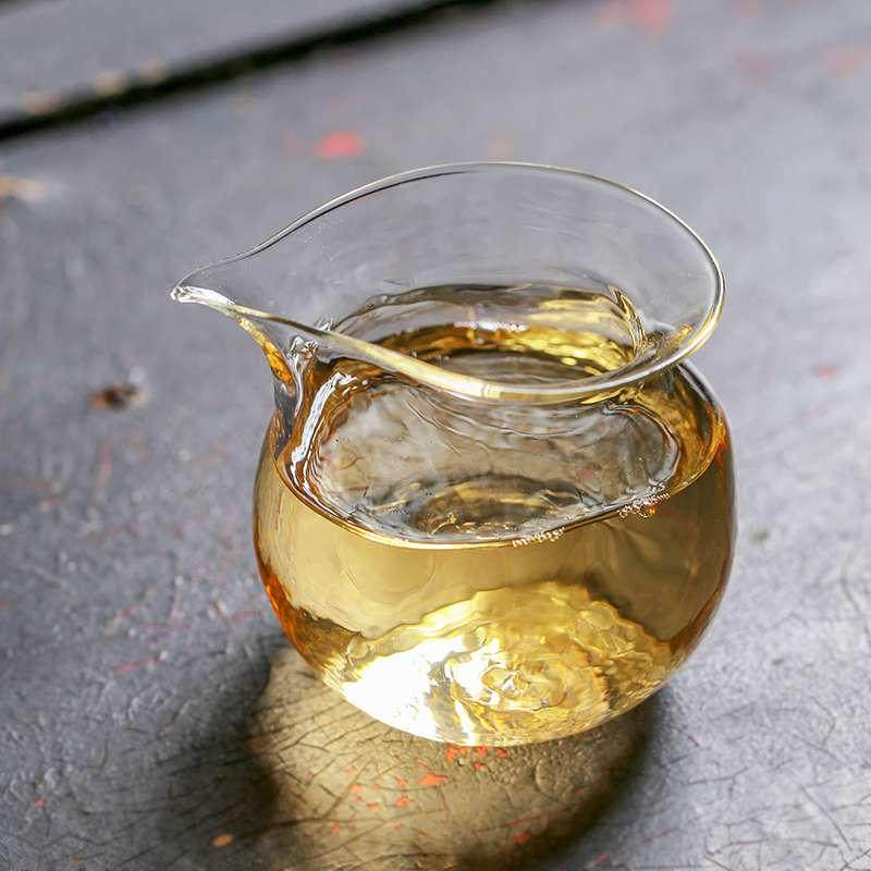 Glass chickpeas without handle fair cup anti-burn artisanal day style homogenate tea with thickened high boron silicon personality tea tea sea-Taobao