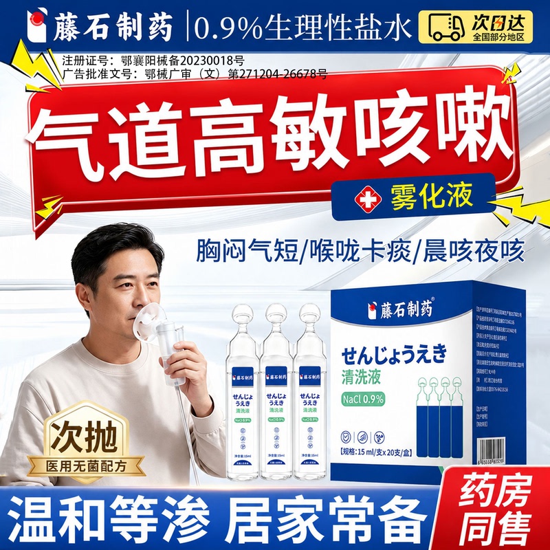 Airway Hypersensitivity Cough Nebulization Solution, Allergic Irritation Dry Cough, Cough Suppression Nebulization, Special Physiological Saline Sk Airway Hypersensitivity Cough Nebulization Solution, Allergic Irritation Dry Cough, Cough Suppression Nebulization, Special Physiological Saline Sk