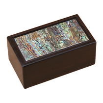 Mahogany jewelry box solid wood toy seal storage box purple sandalwood inlaid mother-of-pearl machine box jewelry and jade collection box