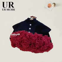 (Counter removal area)) Brand counter) Childrens red princess dress girls dress baby girls skirt childrens clothing