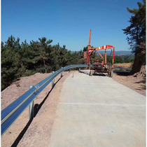Expressway Waveform Guardrails Countryside Road Seclusion Bar Hot Galvanized Anti-Crash Barrier Waveform Beam Outline Guardrails Board Columns