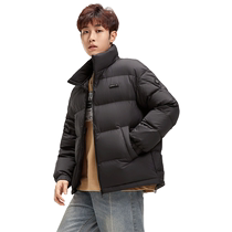 Duck Down Jacket Womens 2024 Autumn and Winter New Short Stand-up Collar Bread Jacket Fashion Casual Couple Warm Jacket