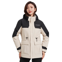 (Three wears in one) Duck Winter Down Jacket Womens Outdoor Three-in-One Charge Top Workwear Style Warm Jacket