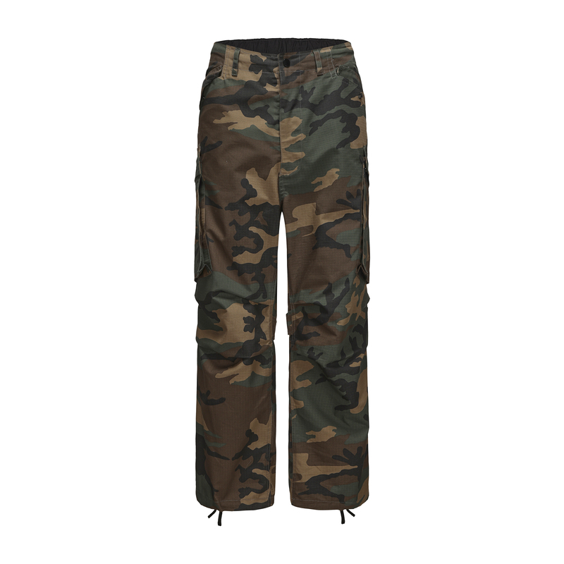 Rsproject Dirty Camo Mechail Pants Camouflage Mecha Windproof and Wear-Resistant Work Pants