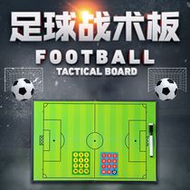 Two-fold color magnetic football tactical board Coach tactical board graphic board teaching board
