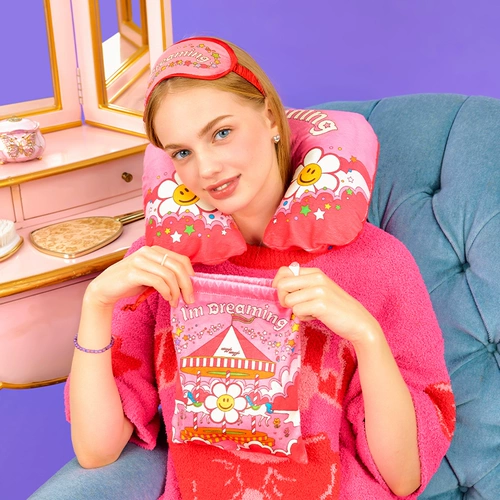 Портативный комплект для путешествий, подушка для шеи, тапочки, дорожная портативная повязка для глаз для отеля, 3 шт