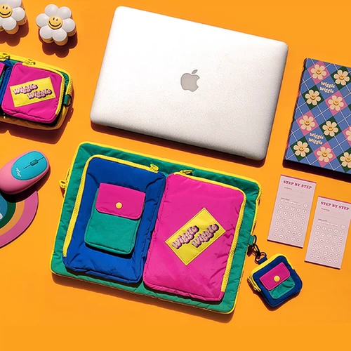 Нейлоновый ноутбук, вкладыш, высококачественная брендовая водонепроницаемая сумка, 16 дюймов, японские и корейские