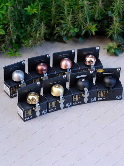 Японский кран | Многоцветный супергромкий велосипедный звонок E-Ne в ретро-стиле, медный, маленький, тканевый, аксессуар для велосипеда, в наличии