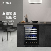 Jointek Junde variable frequency embedded dual-temperature wine cabinet constant temperature wine cabinet home ultra-thin wine refrigerator