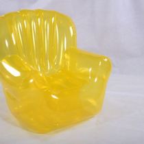 Internet celebrity inflatable single sofa makeup stool small apartment air cushion lazy sofa outdoor transparent sofa stool