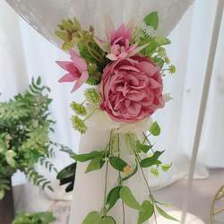 High-End European-Style Curtain Straps, Real Flower Gauze Curtains, Bandages, Tie Ties, Nail-Free Buckles, French Bedroom Ties