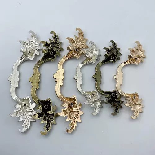 Дверные ручки, дверные ручки шкафов, ящики, популярный цинковый сплав, европейская бронза, старинное серебро, золото и белое масло, ручки шкафа с гравировкой белого масла