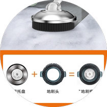 Elution-free all-in-one mop bucket automatic rotating household mop new hand-free cleaning artifact ceramic tile one mop mop