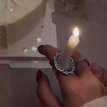 Creative candle ring niche ins style high-end gift
