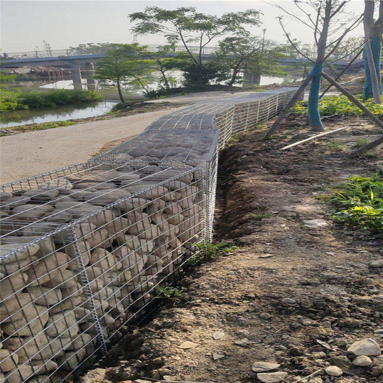 Galvanic stone cage mesh electrowelded galvanized protective mesh cage landscape galvanized patio with stone barbed wire mesh explosion-proof user-Taobao