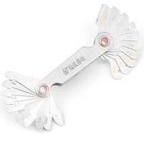 Stainless steel r gauge complete set of high-precision measurer radius gauge sample plate R angle measurer gauge arc measurement tool