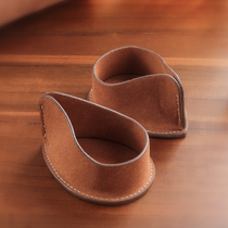 Cowhide unit pipe seat sofa pipe rack mens portable windproof pipe smoking accessories storage genuine leather