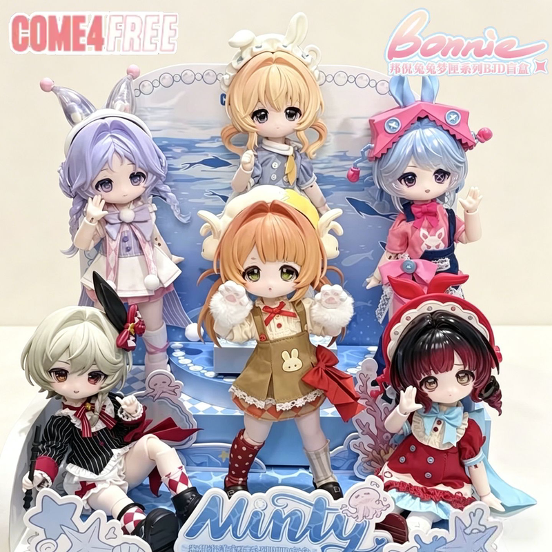 [in Stock] Come4Free Bangni Rabbit Dream Box Series Special Edition Sixth Generation Blind Box Bjd Doll Movable Figure