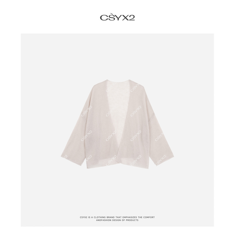 【Qianqian】Csyx2-2026 Early Spring Su Li Alpaca Wool & Wool Knit Thin Cardigan for Women Vzcm003
