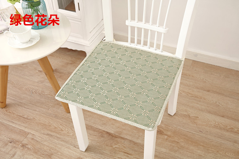 ghế mây mùa hè băng đệm lụa ghế văn phòng đệm pad sinh viên máy tính phân ghế đệm mùa hè bảng Liangdian - Ghế đệm / đệm Sofa thảm lót ghế sofa