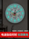 New Chinese-Style Light Luxury Automatic Time-Setting Wall Clock for Living Room, Luminous, No-Drill Wall-Mounted Clock, Beauty Salon Radio-Controlled Clock