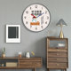 Early Education Learning Fashion Wall Clock Living Room Home Inspirational Clock Bedroom Clock Children's Room Slogan Wall Clock