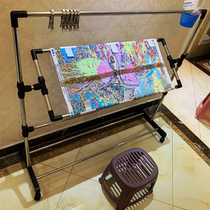 Household cross-stitch embroidery stand adjustable large embroidery cross-stitch stand vertical floor embroidery stand frame universal