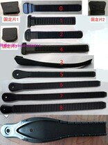 Skate Accessories Wheels Slip Shoes Ballet with rack teeth with inverted hook with T strap open fire HV flat flower shoe buckle strap