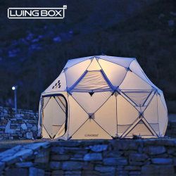 Luingbox Camping Style Box Spherical Tent Outdoor Dome Overnight Camping Style Thickeneded Waterproof Awning Picnic