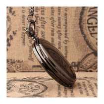 Globe pocket watch retro flip cover male and female students nostalgic black light map Van Gogh constellation watch hanging watch Canopus u